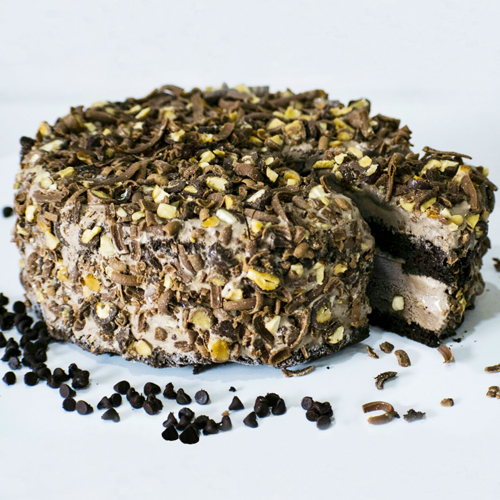 Send Chocolate Fruit & Nut Ice Cream Cake Online Free Delivery Gift